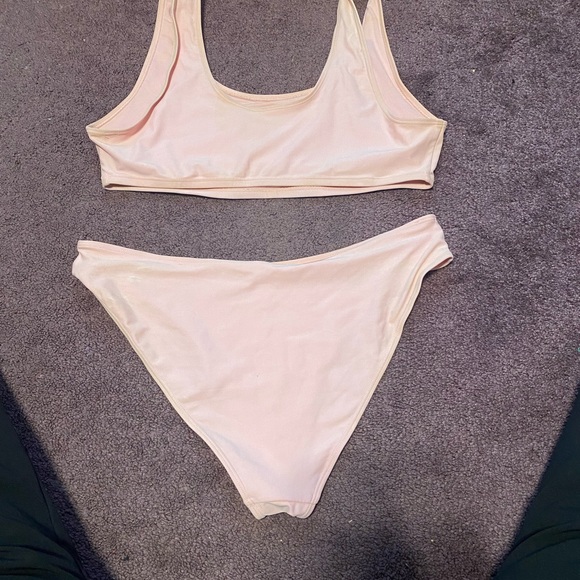 EUC Forever21 scoop neck waisted bikini size 1x - Picture 2 of 2